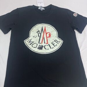 Moncler Classic Black Crewneck Tee